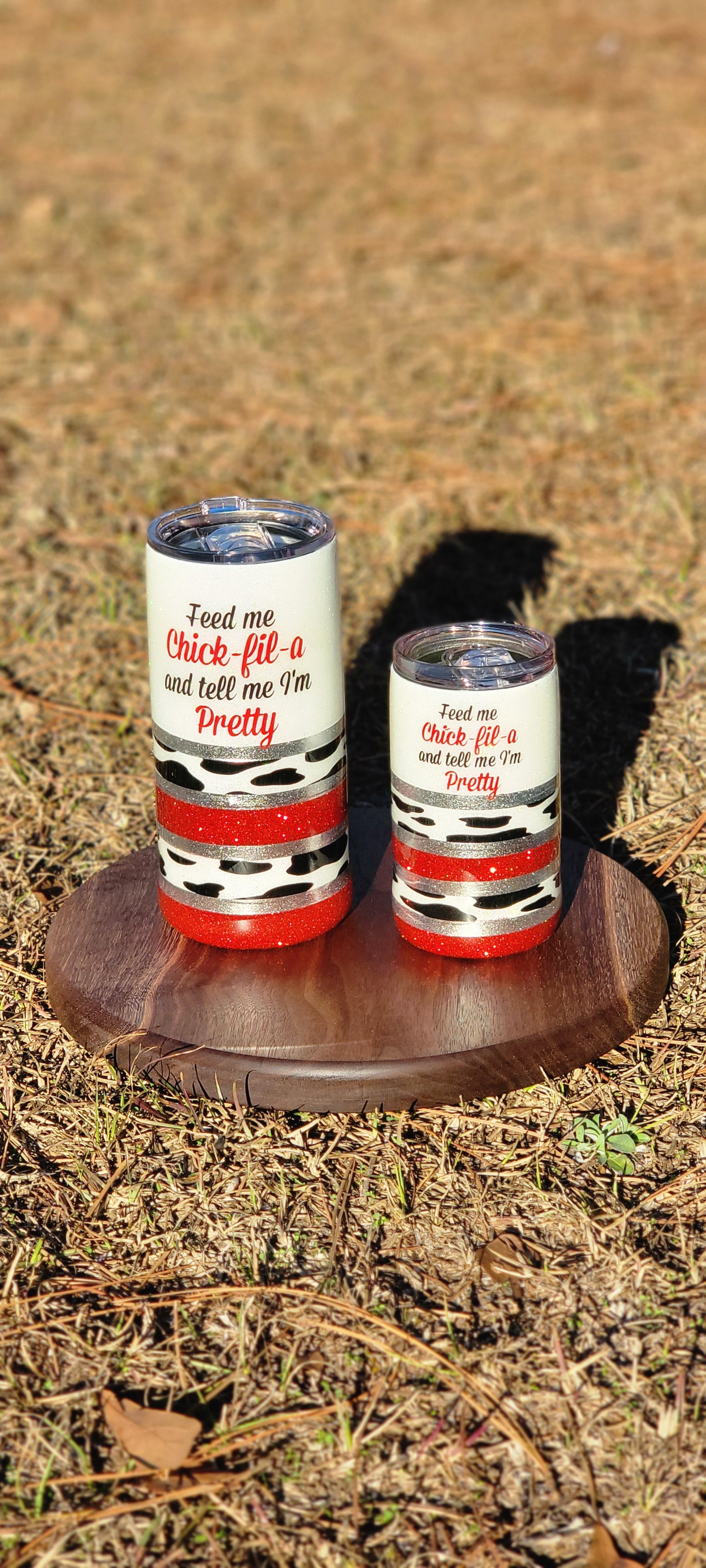Feed Me Chick-fil-A Tumbler – Sweet Customs By Hannah