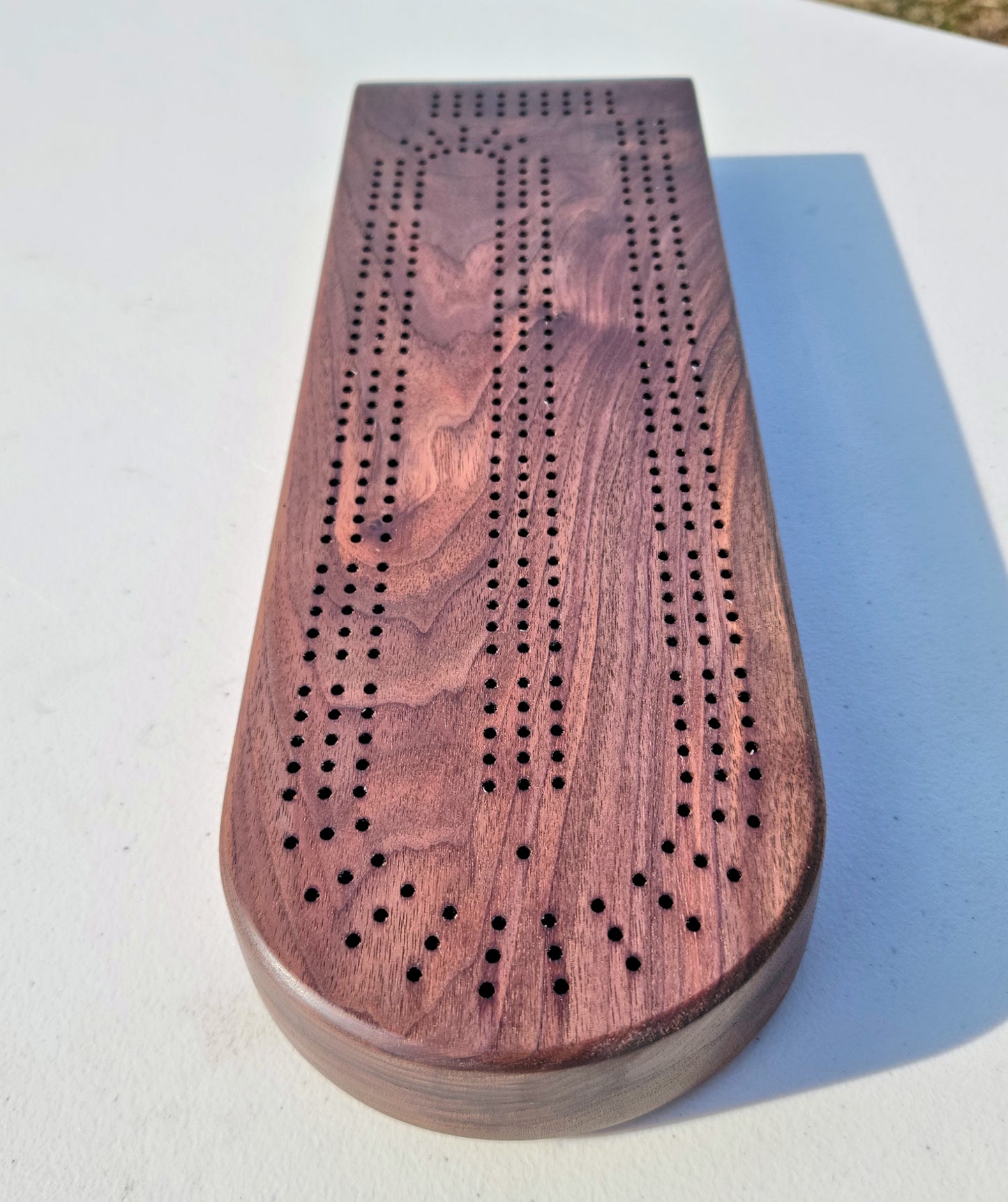 Walnut Cribbage Board